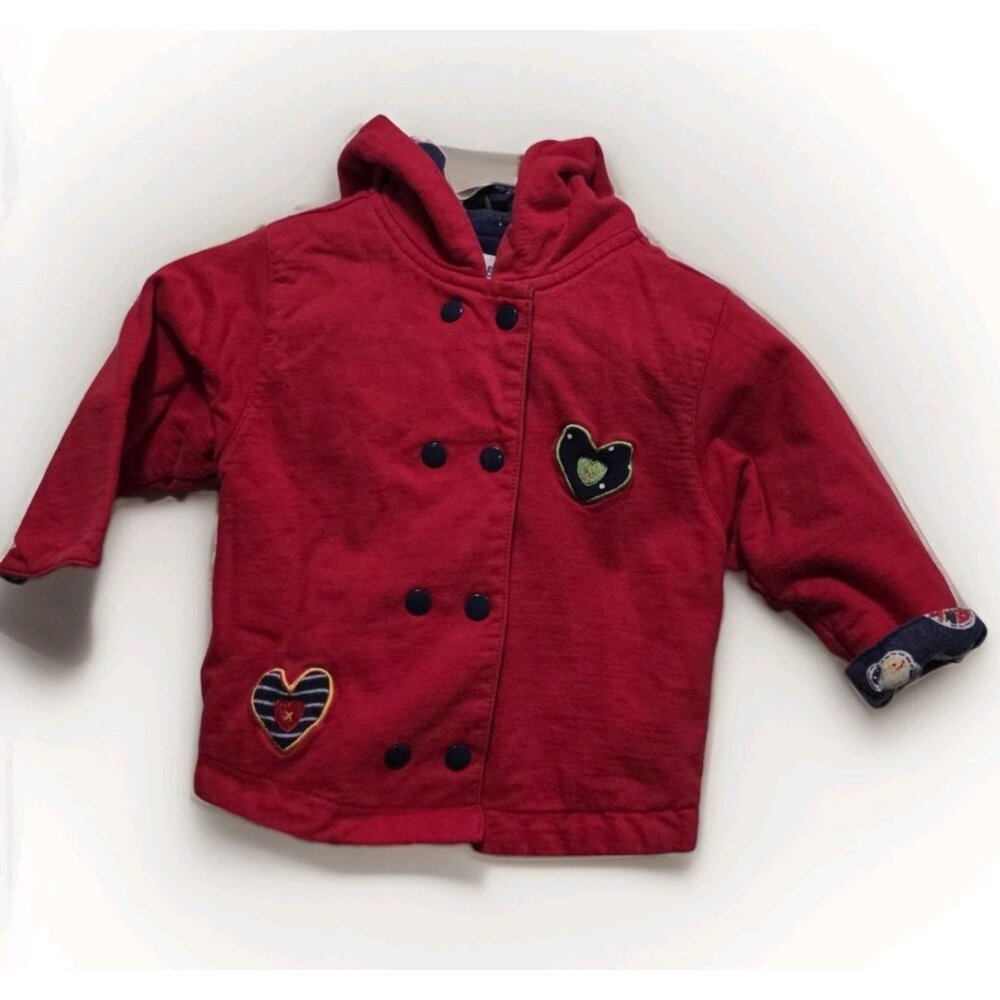 Gymboree Vintage 1996 CAPE COD Hooded Jacket NB 3-6 months Coat EUC